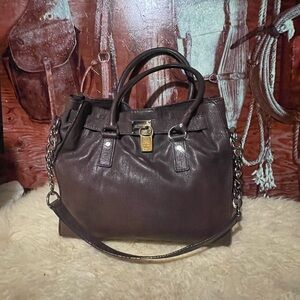 Michael Kors XXL brown leather bag